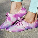 DIY: Add this galaxy pattern to your plain white canvas shoes