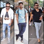 Who wore it better to the airport? Ranveer Singh, Ayushmann Khurrana or Virat Kohli?