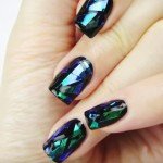 DIY: Shattered Glass Nail Art