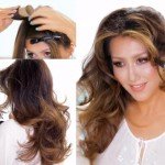 Curl your hair at home using toilet paper roll inserts