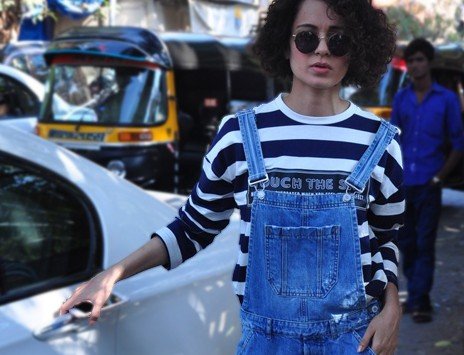 Kangana-Ranaut-indenim-dungarees-What's-trending