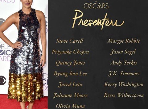 PC to present at the Oscars- What's trending